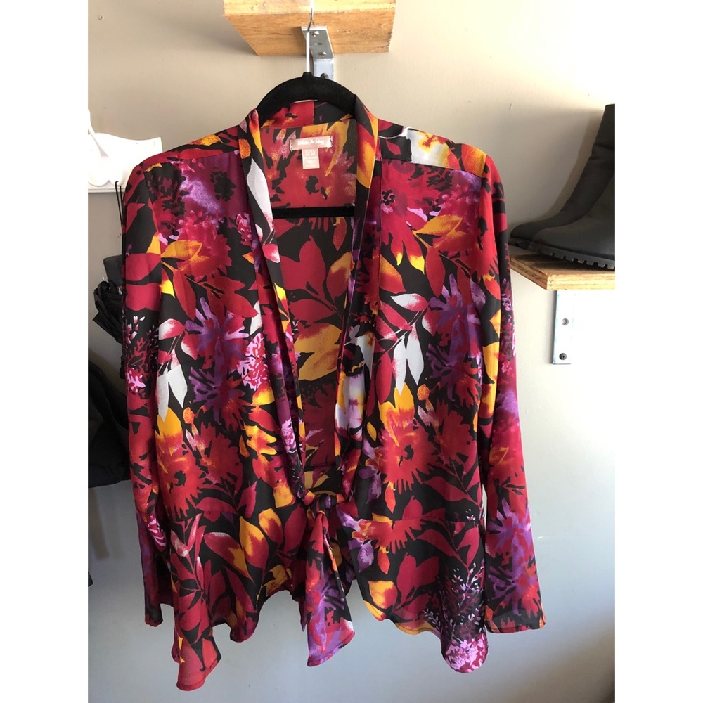 Colorful Sheer Cardigan - Picture 2 of 5